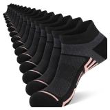 shnn 15 Pairs Womens Ankle Socks Lightweight Breathable Casual Low Cut Socks for Women With Heel Tab, Size 5-9