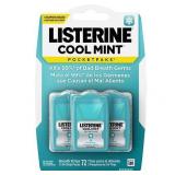 Listerine Cool Mint PocketPaks Oral Care Breath Strips  Breath Spray Strips  24 Count  3 Pack