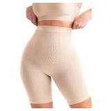 SHAPERMINT Shapewear for Women - High-Waisted Shapewear Tummy Control Shorts, Thigh Slimmer, Underwear for Women Nude, 3XL
