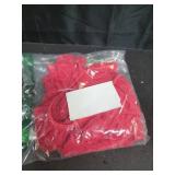 SHARICCA Womens Sexy Mesh Ruffle Panties Booty Boy Shorts Underwear (Red, S/M)