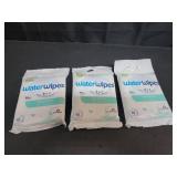 WaterWipes Sensitive+ On The Go Wipes, 3-In-1 Cleans, Cares, Protects, 99.9% Water, Unscented & Hypoallergenic Wet Wipes, 10 Count (3 Packs)
