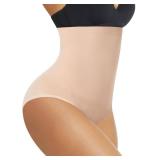 Werena Tummy Control Shapewear Underwear for Women High Waisted Body Shaper Panties Shaping Briefs(#03 Beige(seamless),Small)