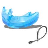 Shock Doctor Mouth Guard for Braces, Blue, Adult