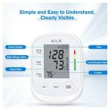 AILE Blood Pressure Monitor, Blood Pressure Machine Upper Arm Large Cuff(8.7"-16.5"), High Automatic Blood Pressure Monitors Cuff for Home Use, (BP) Manual Arm Blood Pressure Monitor,  99 Memory