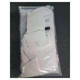 YASIDI Women Lace Ruffle Frilly Ankle Socks with Bow (US, Numeric, 5, 9, Regular, Regular, White-1 Pairs)