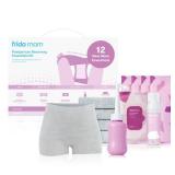 Frida Mom 11pc Postpartum Essentials Kit Gift Set, Hospital Bag Must Haves for New Mom, Includes 4 Disposable Postpartum Underwear, 4 Ice Maxi Pads, Perineal Healing Foam & 24 Pad Liners & Peri Bottle