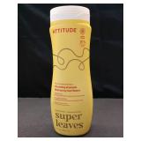 ATTITUDE Nourishing Shampoo for Curly Hair with Moringa Oil, EWG Verified, Vegan and Naturally Derived, 3a, 3b, 3c Curl Type, Provides Lightweight Moisture to Curls, 16 Fl Oz