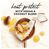 Hair Food Coconut & Argan Oil Heat Protectant Leave-In Spray for All Hair Types, 450°F Heat Protection, Sulfate-Free, Paraben-Free, Dye-Free, Alcohol-Free, Adds Shine, 6.4 Fl Oz