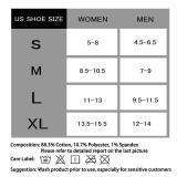 CS CELERSPORT Ankle Athletic Running Socks Low Cut Sports Tab Socks for Men and Women (6 Pairs), Medium, Multicolor