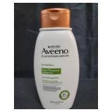 Aveeno Farm-Fresh Oat Milk Sulfate-Free Shampoo with Colloidal Oatmeal & Almond Milk, Moisturizing Shampoo for All Hair Types, Safe for Color-Treated Hair, Paraben & Dye-Free, 12 Fl Oz