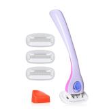 Billie Razors for Women Shave Kit Womens Razor + 4 x 5-Blade Razor Refills + Magnetic Holder DreamPop