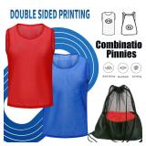 Antoyo Soccer Pinnies Youth with Numbers Scrimmage Team Pinnies Practice Vests Pinnies Jerseys for Basketball Soccer Football Bibs for Youth Adult