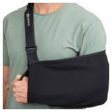 GoSports Arm Sling for Shoulder Injury, Elbow Injury, and Torn Rotator Cuff - Adjustable Shoulder Sling for Men & Women - Left & Right Arm Sling