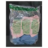 Kucnuzki Girls Clothes 4t 5t Girl Clothes for Kids Cotton Light Pink Knit Long Sleeve Tops Navy Blue Denim Bell Bottom Jeans Long Pants 2 Piece Winter Outfits