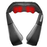 UFFAE Shiatsu Neck and Back Massager with Heat, Electric Deep Tissue Kneading Neck and Shoulder Massage, Best Gifts for Women Men Mom Dad Mothers Fathers Day Birthday Gift (NOT Cordless)