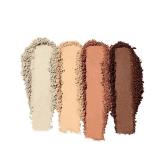 e.l.f. Contour Palette, 4 Shades, Customizable, Easy to Apply, Sculpts, Shades, Brightens, Light/Medium, Infused with Vitamin E, All-Day Wear, 0.56 Oz