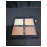 e.l.f. Contour Palette, 4 Shades, Customizable, Easy to Apply, Sculpts, Shades, Brightens, Light/Medium, Infused with Vitamin E, All-Day Wear, 0.56 Oz