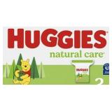 Huggies Natural Care Sensitive Baby Wipes  Unscented  1 Refill  208 Total Ct