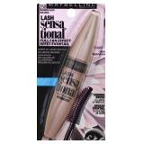 Maybelline Lash Sensational Waterproof Mascara, Lengthening and Volumizing for a Full Fan Effect, Brownish Black, 1 Count