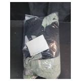 Ekouaer Womens Pajama Sets Soft Lingerie Sleepwear 4 Piece Cami Shorts Set V Neck Pj Lace Nightwear Black + Green Small