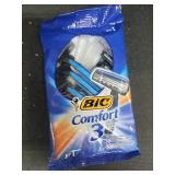 BIC Comfort 3 Disposable Men s Razor  3 Blade Razor for a Comfortable Shave  8-Count