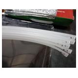 NIBESSER Christmas Tree Collar, 30 Inches Glitter Tree Skirt Ring Shiny Silver Sequins Tree Basket Plastics Sheets with Collar Cover Holiday Home Party Christmas Tree Decoration Xmas Ornaments