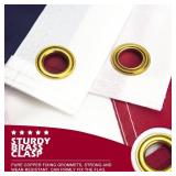 American Flag 2x3 FT for Outdoor or Indoor - All-Weather Heavy Duty Durable USA Flag - Fade Resistant Outside Banner Flag (2x3 FT)