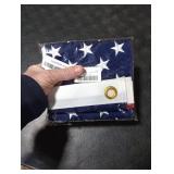 American Flag 2x3 FT for Outdoor or Indoor - All-Weather Heavy Duty Durable USA Flag - Fade Resistant Outside Banner Flag (2x3 FT)