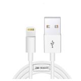 Apple Original Cable [Apple MFi Certified] Lightning to USB Cable Compatible iPhone 13/12/11 Pro Max/XS MAX/XR/XS/X/8/7/Plus/6S iPad AirPods,iPod Touch (2M/6.6FT) Original Certified - White
