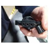 AutoSonic 7 Pin Blade to 4 Pin Flat Trailer Adapter | Female Trailer Connector Plug | 7 Way to 4 Way Converter | Flat Connection | Weatherproof Design