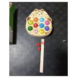 kidus Montessori Magnetic Wooden Fishing Game for Toddlers 1-3 Years Old,Fine Motor Skills Early Learning Eyes Hands Cooperation Toy for Boys & Girls Great Birthday Gift