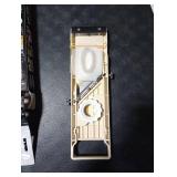 Benriner Mandoline Slicer with 4 Blades, Japanese Stainless Steel, BPA Free, 12.75 x 3.625-Inches, Beige