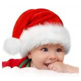BOSONER Baby Christmas Hat - Toddler & Newborn Santa Claus Hats for Baby Girl & Boy