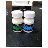 ARTME Glow in The Dark Paint Set of Green and Blue Colors (60ml/2oz each) Acrylic Paint Perfect for Art Painting, DIY Projects, Halloween Decorations