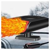 Car Heater 12V - Portable Car Heaters for Vehicle, Car Heater That Plugs Into Cigarette Lighter, 2 in 1 Heating & Cooling Fast Windshield Defrost Defogger
