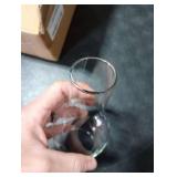 JIAOGEPENGYOU 2.13 Inch Base by 6.5 Inch Oil Lamp Chimney Replacement,Tall Kerosene Globe,Clear Oil Lamps Glass Globe,Hurricane Lamp Globes Shade Cover,Glass Chimney for Oil Lamps for Indoor Use