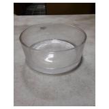 Glass Cylinder Vase, Large Glass Vase 3.1 Tall x 8 Wide for Flower, Plants, Candle and Fish - Decorative Glass Bowl for Weddings Events, Pillar Candle