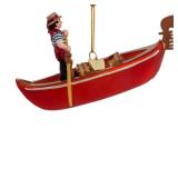 Kurt S. Adler Noble Gems 5-Inch Glass Gondola Ornament for Christmas
