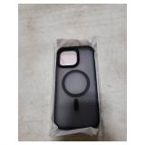 TORRAS Magnetic Shockproof for iPhone 16 Pro Max Case, [Fit for MagSafe] [Military-Grade Drop Tested] Translucent Slim Protective for iPhone 16 Pro Max Case Anti-Fingerprint Anti-Scratch, Black