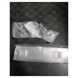 Nieifi Spice Rack Wall Mount, 4 Pack, Clear, Screw or Adhesive Installation, Spice Rack Organizer for Your Kitchen Cabinet or Pantry Door