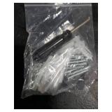 Nieifi Spice Rack Wall Mount, 4 Pack, Clear, Screw or Adhesive Installation, Spice Rack Organizer for Your Kitchen Cabinet or Pantry Door