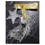 LED String Curtain Light with Star Decorations