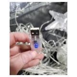 LED String Curtain Light with Star Decorations