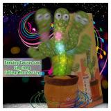 Emoin Talking Cactus Toy, Interactive Toys Dancing Cactus Toy Mimicking Repeating What You Say, Toddler Infant Baby Toys Gifts for 6 7 8 9 10 Month Old Baby Toys for 1 2 3 Year Old Boy Girl