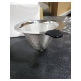 ANNMEXX Upgraded Pour Over Coffee Filter, Coffee Dripper, Paperless Mess Stainless Steel Coffee Filter, Maker One to Two Cup Coffee, Easy to Use and Clean (1-2Cups)