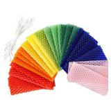 The Dreidel Company 24 Make Your Own Hanukkah Beeswax Colorful Candles, Complete DIY Do It Yourself Chanuka Candles Starter Kit