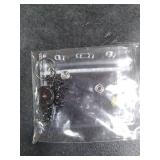 Lanyards for Id Badges 3 Pack Badge Lanyard with 6 Pcs Id Badge Holder Retractable Stainless Steel Teacher Lanyard Cruise Ship Lanyards for Girl Women (Black, Silver, Rose Gold)