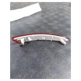 X AUTOHAUX Rear Right Bumper Reflector Light Cover for BMW X3 F25 2011-2017 63147217316 Red