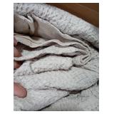 Bedsure Waffle Duvet Cover King - 100% Cotton Duvet Cover Linen Color, Space-Dyed for Enhanced Bedroom Aesthetics, GentleSoft and Stylish All-Season, 3-Piece Bedding Set with Button Closure, 104x90