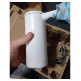 simplehuman 9 oz. Touch-Free Automatic Rechargeable Sensor Pump, White Stainless Steel, New